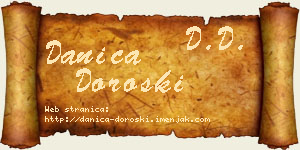 Danica Doroški vizit kartica